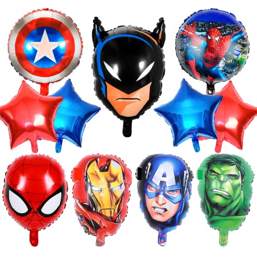 Philoctes Geburtstag Luftballons Set,11Pcs Folienballons Kindergeburtstag,Deko Geburtstag Kinder Jungen,Pentagramm Ballon Rot Blau,Themen Party Supplies Philoctes Geburtstag Luftballons Set,11Pcs Folienballons Kindergeburtstag,Deko Geburtstag Kinder Jungen,Pentagramm Ballon Rot Blau,Themen Party Supplies von Philoctes