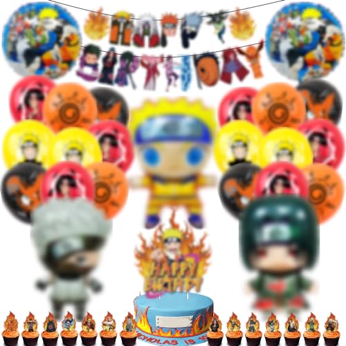 Geburtstag Party Dekoration, Luftballons Geburtstagsdeko Jungen,41 Pcs Anime Party Zubehör Set,Kindergeburtstag Kuchen Topper,Anime Party Deko, für Kinder Thema Party Geburtstag Party Dekoration, Luftballons Geburtstagsdeko Jungen,41 Pcs Anime Party Zubehör Set,Kindergeburtstag Kuchen Topper,Anime Party Deko, für Kinder Thema Party von Philoctes