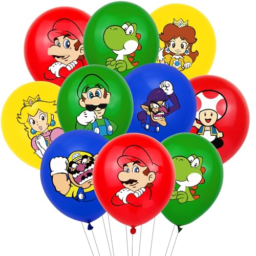 Luftballons Geburtstags Kinder,40 Stück Latexballon Bedruckte,Set Kindergeburtstag Luftballons Dekoration,Supplies Themed Party Jungen Mädchen von Philoctes