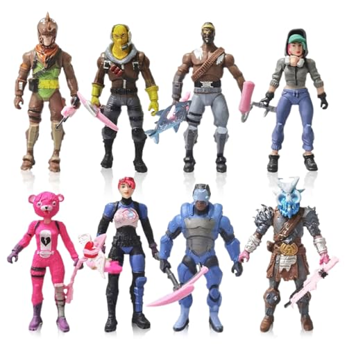 Philoctes 8 Stück Battle Figuren Set, 11 cm Figuren mit Erntewerkzeugen, Minifiguren Cake Topper, Geburtstag Party Kuchen Dekoration für Kinder, Figuren Spielzeug für Jungen & Mädchen Philoctes 8 Stück Battle Figuren Set, 11 cm Figuren mit Erntewerkzeugen, Minifiguren Cake Topper, Geburtstag Party Kuchen Dekoration für Kinder, Figuren Spielzeug für Jungen & Mädchen von Philoctes