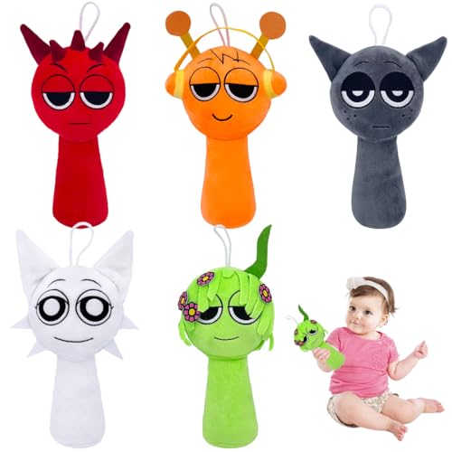Philoctes Sprunki Kuscheltier,5er Set Sprunki Plush,Sprunki Plüschtiere,Sprunki Spielzeug,Sprunki Plüschspielzeug,Sprunki Figuren Doll, Sprunki Plushie Puppen, für Kinder Und Erwachsene Philoctes Sprunki Kuscheltier,5er Set Sprunki Plush,Sprunki Plüschtiere,Sprunki Spielzeug,Sprunki Plüschspielzeug,Sprunki Figuren Doll, Sprunki Plushie Puppen, für Kinder Und Erwachsene von Philoctes
