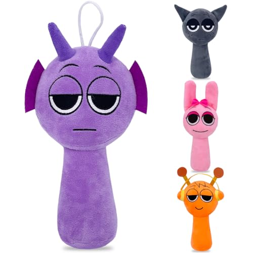 Philoctes Sprunki Plush Lila,25 cm Plushies Horror Musikspiel Kuscheltier,Incrediboxes Stofftier,Spielfigur Spielzeug für Mädchen und Jungen,Kinder Spielzeug für Fans & Sammler ab 15 Jahre Philoctes Sprunki Plush Lila,25 cm Plushies Horror Musikspiel Kuscheltier,Incrediboxes Stofftier,Spielfigur Spielzeug für Mädchen und Jungen,Kinder Spielzeug für Fans & Sammler ab 15 Jahre von Philoctes