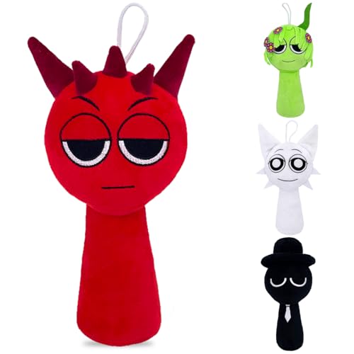 Philoctes Sprunki Plush Rot,25 cm Plushies Horror Musikspiel Kuscheltier,Incrediboxes Stofftier,Spielfigur Spielzeug für Mädchen und Jungen,Kinder Spielzeug für Fans & Sammler ab 15 Jahre Philoctes Sprunki Plush Rot,25 cm Plushies Horror Musikspiel Kuscheltier,Incrediboxes Stofftier,Spielfigur Spielzeug für Mädchen und Jungen,Kinder Spielzeug für Fans & Sammler ab 15 Jahre von Philoctes