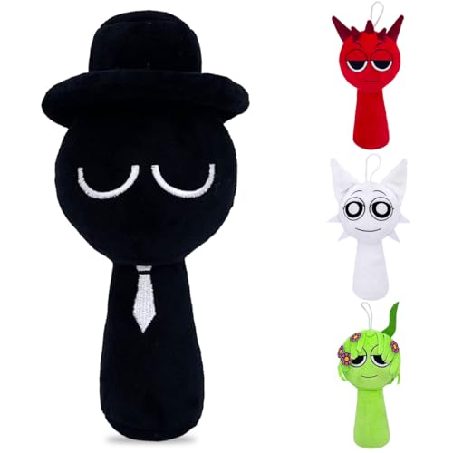 Philoctes Sprunki Plush Schwarz,25 cm Plushies Horror Musikspiel Kuscheltier,Incrediboxes Stofftier,Spielfigur Spielzeug für Mädchen und Jungen,Kinder Spielzeug für Fans & Sammler ab 15 Jahre Philoctes Sprunki Plush Schwarz,25 cm Plushies Horror Musikspiel Kuscheltier,Incrediboxes Stofftier,Spielfigur Spielzeug für Mädchen und Jungen,Kinder Spielzeug für Fans & Sammler ab 15 Jahre von Philoctes