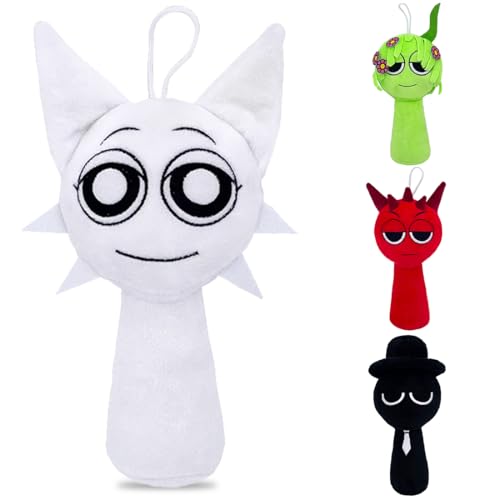 Philoctes Sprunki Plush Weiß,25 cm Plushies Horror Musikspiel Kuscheltier,Incrediboxes Stofftier,Spielfigur Spielzeug für Mädchen und Jungen,Kinder Spielzeug für Fans & Sammler ab 15 Jahre Philoctes Sprunki Plush Weiß,25 cm Plushies Horror Musikspiel Kuscheltier,Incrediboxes Stofftier,Spielfigur Spielzeug für Mädchen und Jungen,Kinder Spielzeug für Fans & Sammler ab 15 Jahre von Philoctes