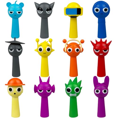 Philoctes Sprunki Spielzeugfiguren,Bunte Mini Figures Set,12PCS Tortendeko Geburtstag,Kuchendeko,Figuren für Kinder,Gamer und Deko,Theme Party Supplies für Weihnachten und Geburtstage Philoctes Sprunki Spielzeugfiguren,Bunte Mini Figures Set,12PCS Tortendeko Geburtstag,Kuchendeko,Figuren für Kinder,Gamer und Deko,Theme Party Supplies für Weihnachten und Geburtstage von Philoctes