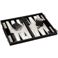 Philos 1731 - Backgammon Filzinlet grau-weiß-schwarz, medium, Koffer Kunstleder Philos 1731 - Backgammon Filzinlet grau-weiß-schwarz, medium, Koffer Kunstleder von Philos GmbH & Co. KG