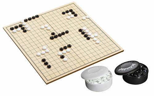 Philos 3210 - Go & Go Bang-Turnier, Klappbares Holzspielbrett, Strategiespiel von Philos