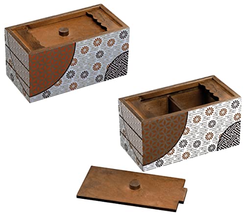 Philos 5529 - Secret Box Spring, Rätselbox, Geschenkbox, Puzzlebox, Trickspiel aus Holz von Philos