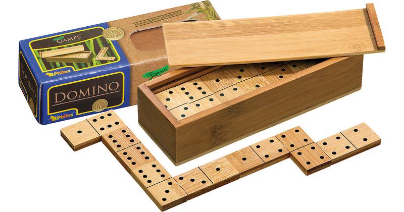 Domino Doppel 6 Holzbox Domino Doppel 6 Holzbox von Philos
