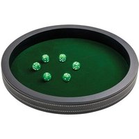 PHILOS 3203 Würfelbrett, groß, Kunstleder, 350 mm von Philos