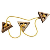PHILOS 6105 Triangelpuzzle, Seilpuzzle von Philos