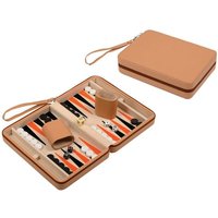 Backgammon Leros, Reise, Kunstleder, magnetisch von Philos