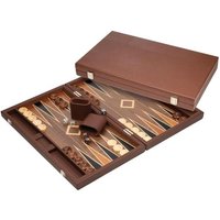 Philos 1736 - Backgammon Polyegos, groß, Holz/Kunstleder, Koffer, klappbar Philos 1736 - Backgammon Polyegos, groß, Holz/Kunstleder, Koffer, klappbar von Philos
