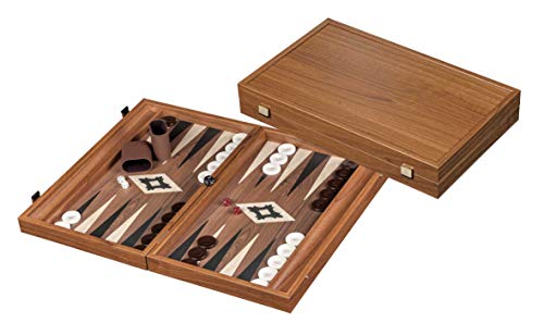 Philos 1817 - Backgammon Polyfados - Familien Standardspiel, groß von Philos