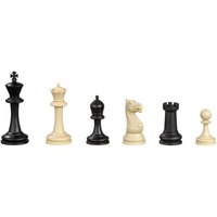 Philos 2015 - Schachfiguren Nerva, Königshöhe 95 mm, Kunststoff, schwarz creme, im Polybeutel von Philos