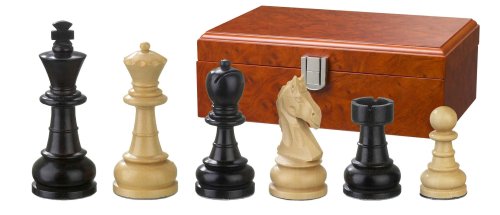 Philos 2070 - Schachfiguren Chlodewig, Königshöhe 83 mm, gewichtet, in Figurenbox von Philos