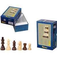 Schachfiguren Jovinus, Königshöhe 76 mm, in Set-Up Box von Philos