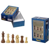 Philos 21891 - Schachfiguren Artus, Königshöhe 110 mm, in Setup Box von Philos