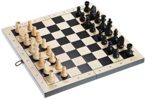 Philos 2514 - Schach-Backgammon-Dame-Set, Feld 44 mm, Königshöhe 75 mm von Philos