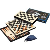 Philos 2514 - Schach Backgammon Dame Set, Feld 44 mm Philos 2514 - Schach Backgammon Dame Set, Feld 44 mm von Philos