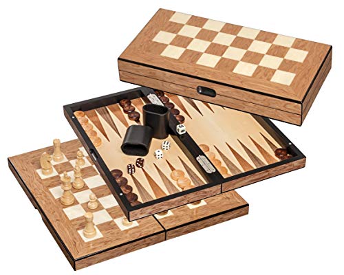 Philos 2518 Schach-Backgammon-Dame-Set, Feld 40cm von Philos