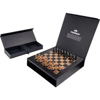 Schachset Schwarz Olive Deluxe, Feld 50 mm von Philos