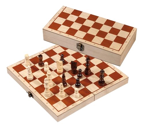 Philos 2608 - Schach, Schachspiel, Schachkassette, Feld 30 mm, Königshöhe 63mm, Holz von Philos