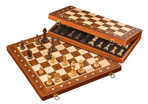 Philos 2610 - Schach, Schachspiel, Schachkassette, Feld 40 mm, Königshöhe 78 mm von Philos