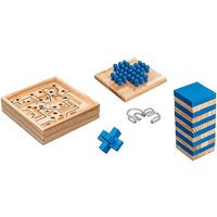 Philos 3090 - Spielesammlung 5in1, Puzzle & Game Collection von Philos