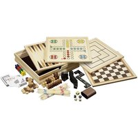 Philos 3098 - Spielesammlung 10, medium, Spieleklassiker mit Zubehör, Holz Philos 3098 - Spielesammlung 10, medium, Spieleklassiker mit Zubehör, Holz von Philos