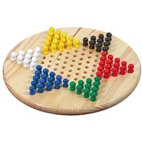 Philos 3103 - Halma, rund, Kiefer, Strategiespiel, 29cm Philos 3103 - Halma, rund, Kiefer, Strategiespiel, 29cm von Philos