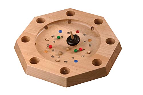 Philos 3116 - Tiroler Roulette Octagon aus Buche, Aktionsspiel von Philos