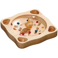 Philos 3185 - Tiroler Roulette, klein, Holz, Reisespiel, Geschicklichkeitsspiel von Philos