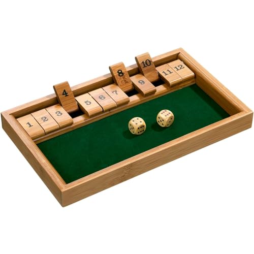 Philos 3271 - Shut The Box 12er, Bambus, Green Games, Würfelspiel, Klappenspiel Philos 3271 - Shut The Box 12er, Bambus, Green Games, Würfelspiel, Klappenspiel von Philos
