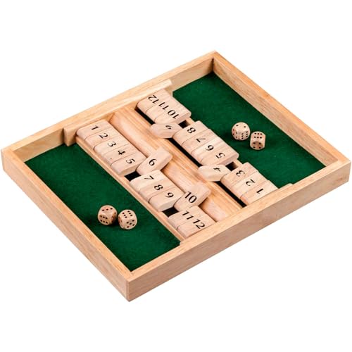 Philos 3282 - Shut The Box, 12er für 1-2 Personen, Würfelspiel, Holz Philos 3282 - Shut The Box, 12er für 1-2 Personen, Würfelspiel, Holz von Philos