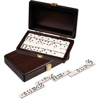 Philos 3626 - Domino, Doppel 6, in Box mit Walnussoptik, Holz/Kunststoff, Legespiel Philos 3626 - Domino, Doppel 6, in Box mit Walnussoptik, Holz/Kunststoff, Legespiel von Philos