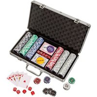 Philos 3757 - Pokerkoffer 300 Pokerchips in Aluminiumkoffer von Philos