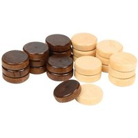 Philos 4102 - Spielsteine, Backgammon, 28x8mm, Holz, 2x15 Stück Philos 4102 - Spielsteine, Backgammon, 28x8mm, Holz, 2x15 Stück von Philos