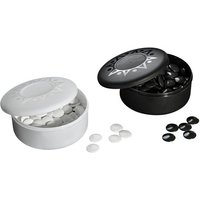 Philos 4304 - Go-Spielsteine, Kunststoff, schwarz/weiß von Philos
