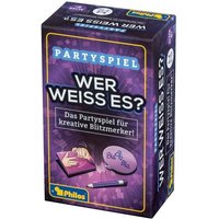 Philos 5201 - Wer weiss es? Partyspiel für kreative Blitzmerker Philos 5201 - Wer weiss es? Partyspiel für kreative Blitzmerker von Philos