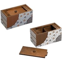 Philos 5529 - Secret Box Spring, Truhe mit Geheimfach, Trickspiel, Denkspiel, Schwierigkeitsgrad: schwer, Knobelspiel Philos 5529 - Secret Box Spring, Truhe mit Geheimfach, Trickspiel, Denkspiel, Schwierigkeitsgrad: schwer, Knobelspiel von Philos
