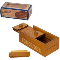 Philos 5535 - Secret Box Double Happiness, Holzbox mit Geheimfach, 15x8x6cm, Knobelspiel, Schwierigkeitsgrad: mittelschwer von Philos