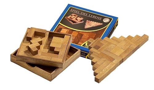 Philos 6215 - Spiel des Lebens, 13 Puzzle Teile, Zwei- und dreidimensionales Legespiel, Denk- und Knobelspiel Philos 6215 - Spiel des Lebens, 13 Puzzle Teile, Zwei- und dreidimensionales Legespiel, Denk- und Knobelspiel von Philos