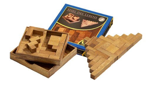 Philos 6215 - Spiel des Lebens, 13 Puzzle Teile, zwei- und dreidimensionales Legespiel, Denk- und Knobelspiel von Philos