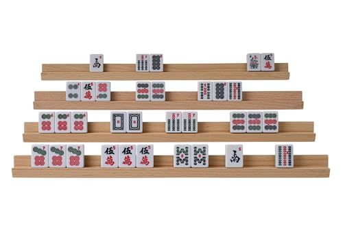 Philos 6697 - Spielsteinhalter aus Holz, 4er Set, für Domino und Mah Jongg, ohne Spielsteine, 35 cm, FSC 100% Philos 6697 - Spielsteinhalter aus Holz, 4er Set, für Domino und Mah Jongg, ohne Spielsteine, 35 cm, FSC 100% von Philos