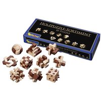 Philos 6922 - Holzpuzzle-Sortiment, mit 10 unterschiedlichen Knobelspielen von Philos GmbH & Co. KG