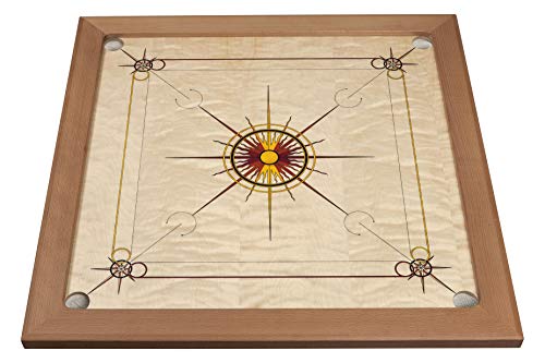Philos 8230 - Carrom Superior, rot-orange-gelb, Geschicklichkeitsspiel von Philos
