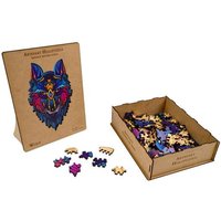 Philos 9080 - Artefakt Holzpuzzle 2in1 Wolf, 180 Teile in Holzbox Philos 9080 - Artefakt Holzpuzzle 2in1 Wolf, 180 Teile in Holzbox von Philos