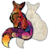 Philos 9083 - Artefakt Holzpuzzle Fuchs 2in1, 143 Teile von Philos